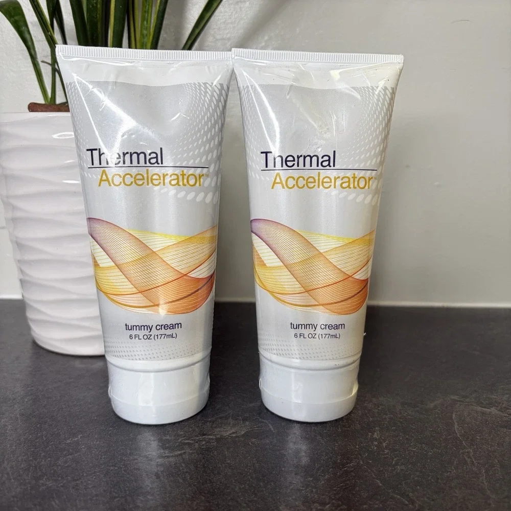 Thermal Accelerator Tummy Cream Skin Firming 6 oz SEALED Lot of 2